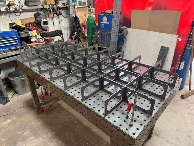 Laser cut fabricated components