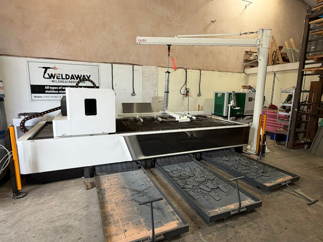 Weldaway laser cutting machine